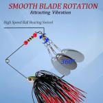 Richary 6-Piece Spinner Bait Kit for Bass