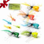 9-Piece Fly Fishing Popper Lures Kit