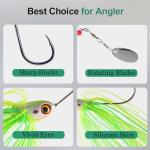 Richary 6-Piece Spinner Bait Kit for Bass