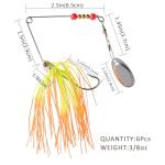 Richary 6-Piece Spinner Bait Kit for Bass