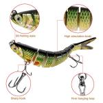 Rose Kuli Multi-Jointed Fishing Lures Set