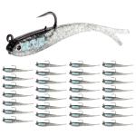 32 Pcs Soft Fishing Lures with Sharp Hooks