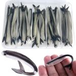 LURESMEOW 30pcs Soft Plastic Paddle Tail Lures