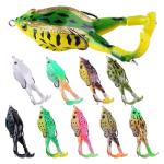 10 Bionic Frog Lures with Double Propellers