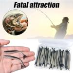 LURESMEOW 30pcs Soft Plastic Paddle Tail Lures