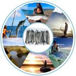 LURESMEOW 30pcs Soft Plastic Paddle Tail Lures