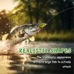 10 Bionic Frog Lures with Double Propellers