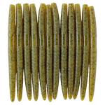 Senko Soft Plastic Fishing Lures 5" Green Pumpkin