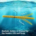 Senko Soft Plastic Fishing Lures 5" Green Pumpkin