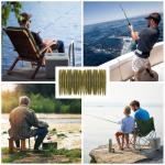 Senko Soft Plastic Fishing Lures 5" Green Pumpkin