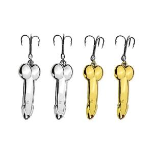 Funny Bass Fishing Lures - 4Pcs Set (Silver, Gold)