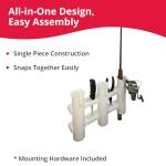 SeaSense Single 3-Rack Rod Holder in White