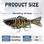 Multi Jointed Fish Fishing Lures for Trout Bass