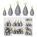 Assorted Bass Casting Weights Kit, 25pcs/Box