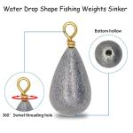 Assorted Bass Casting Weights Kit, 25pcs/Box