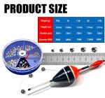 Gourami Fishing Weights Sinkers – Removable Round, 230pcs/107pcs