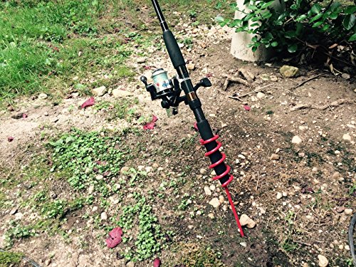 Berkley Spiral Rod Holder in Red