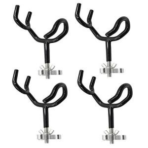 Haida 4PCS 20° Angle Steel Rod Holder Set