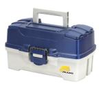 Plano Angelbox Double Access Tackle Box, Blue/Off White
