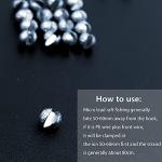 Gourami Fishing Weights Sinkers – Removable Round, 230pcs/107pcs