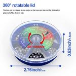 117pcs FREGITO Round Split Shot Sinker Set - 6 Sizes