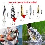 Fishing Lures Kit: Bass, Trout, Salmon Tackle