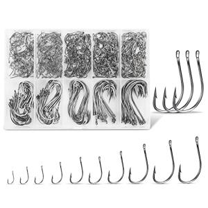 500 Pcs Circle Fishing Hooks: Saltwater & Freshwater