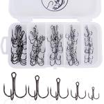 UCEC Fishing Hooks Treble Hooks Kit, Saltwater Freshwater