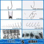 500 Pcs Circle Fishing Hooks: Saltwater & Freshwater