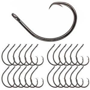 25-Pack of Ultra Sharp In-Line Circle Hooks by Reaction Tackle