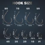 25-Pack of Ultra Sharp In-Line Circle Hooks by Reaction Tackle