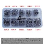 Drasry Fishing Hooks: Sharp, Carbon Steel Jig Bait