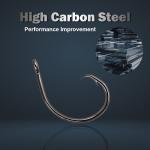 25-Pack of Ultra Sharp In-Line Circle Hooks by Reaction Tackle