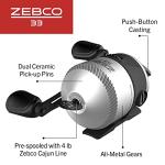 Zebco 33 Micro Spincast Reel - Size 10, Bite Alert