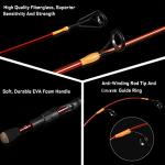 PLUSINNO Ice Fishing Rod and Reel Combo, 26"/27"/28
