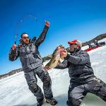 PLUSINNO Ice Fishing Rod and Reel Combo, 26"/27"/28