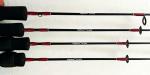 Set of 4 Ice Rods, 2-28", 2-26" - Light Action