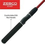 Zebco Z-Cast Spinning Fishing Rod, Extendable 17-Inches