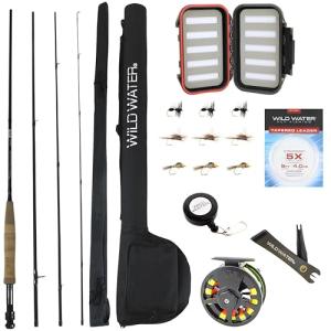 Fly Fishing Combo: Rod, Reel, Accessories & Flies