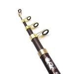 Telescopic Spinning Fishing Rod Tackle Carbon Fiber Pole