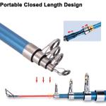 Portable Telescopic Fishing Pole Kit - 3.6m