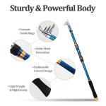 Portable Telescopic Fishing Pole Kit - 3.6m