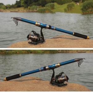 Carbon Fiber Telescopic Fishing Rod - 2.1m