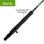 New Martin Fly Fishing Kit, 8-Ft 5/6 Pole, Rim-Control Reel