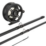 Wakeman Outdoors Fly Fishing Combo - Charter Gear (Black)