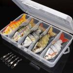 Lifelike Jointed Swimbait Crankbait Lures - 5 Pack