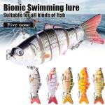 5-Pack Multi-Jointed Fishing Lures Swimbait