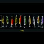 30pcs Fishing Lures Kit - Spinner Baits for Bass