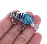 8-Pack Small Minnow Crankbaits Fishing Lures