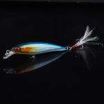 10 Fishing Lures Set with Crankbaits and Hooks